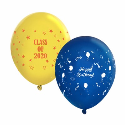 11" Crystal Latex Wrap Balloons