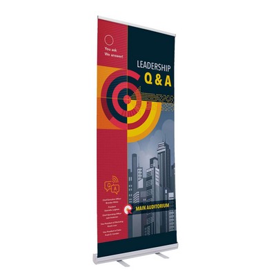 33.5" Economy Retractor Kit (No-Curl Opaque Fabric)